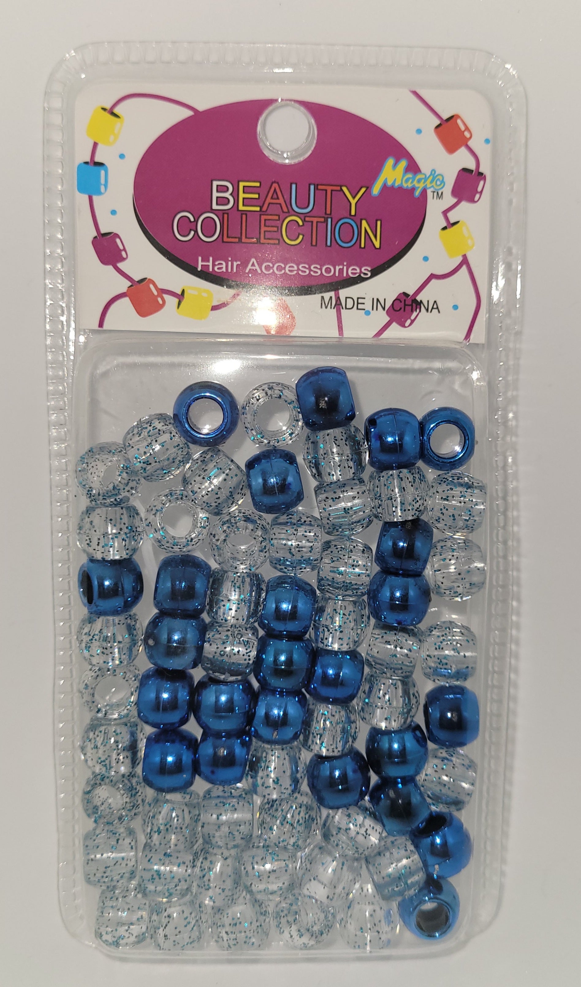 Beauty Collection Royal Blue Large Speckled Beads (MET2ROY)