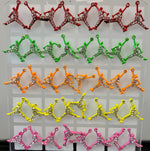 Jordan Inspired Cubic Zirconia Earrings