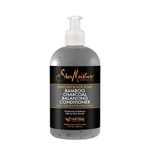 Shea Moisture African Black Soap- Bamboo Charcoal Balancing Conditioner 13oz