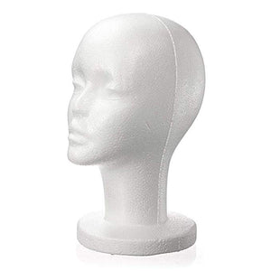 Styrofoam Mannequin Head – Essence of Beauty