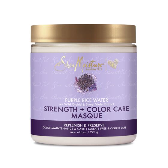 Shea Moisture - Purple Rice Water Strength & Color Care Masque 8oz