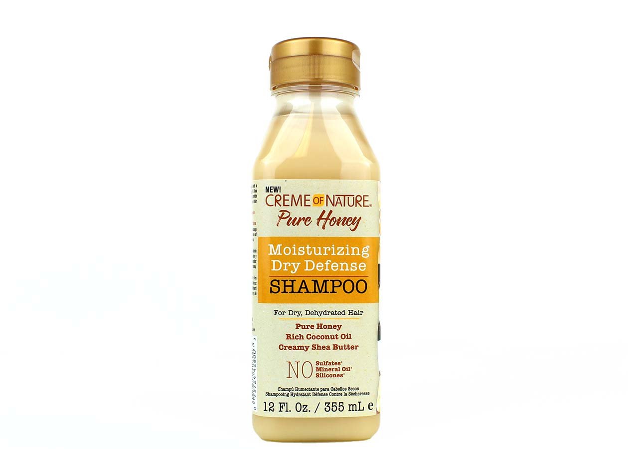 Creme Of Nature Pure Honey Moisturizing Dry Defense Shampoo 12 oz