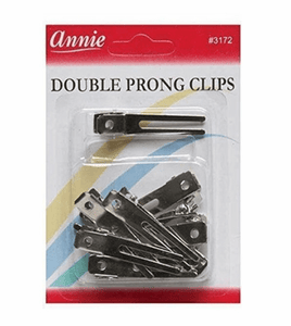 Annie- Double Prong Clips 10ct